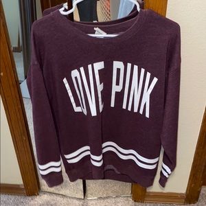 Burgundy oversized sweater